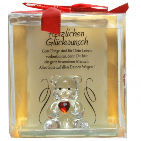 Glücksbär Bär Herzlichen Glückwunsch Geburtstag