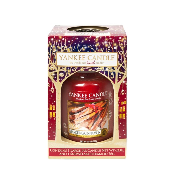 Yankee Candle Großes Jar (623g) & Illuma Lid Geschenkset